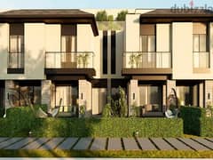 instalments over 7 years Garden duplex For sale in Telal East New Cairo