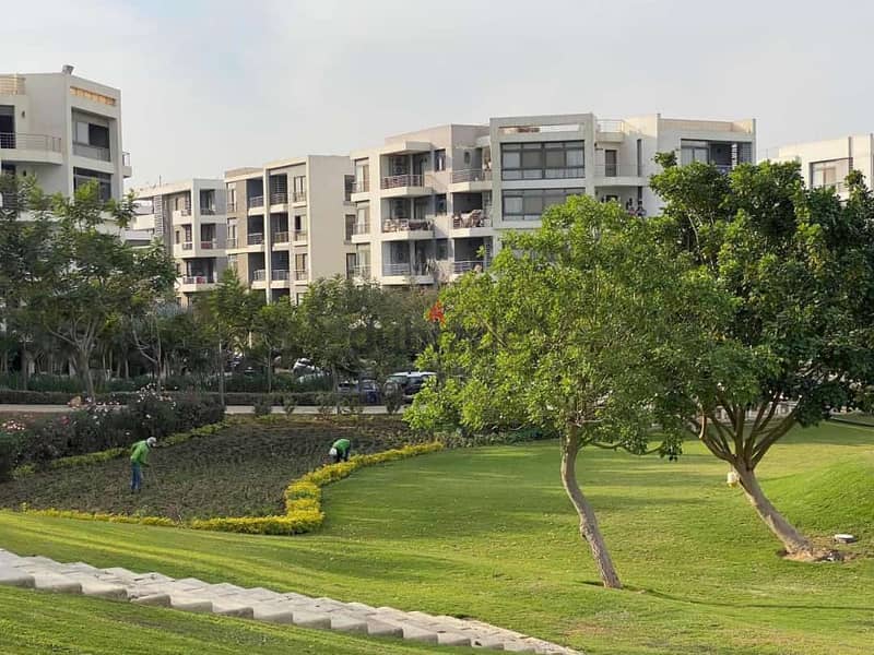 3-room apartment for sale in Taj City in front of Cairo Airport. The apartment has two facades on the landscape and lagoon view, Corner Taj City, Orig 2