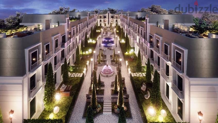 At a competitive price and a 5-year installment, own a 195-meter duplex behind Mall of Arabia, Sheikh Zayed Park Valley 1