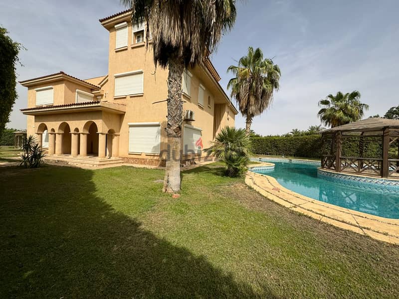 VILLA STANDALONE "A" at Madinaty for sale view Golf with pool 3