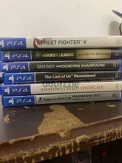 PS4 games in excellent condition