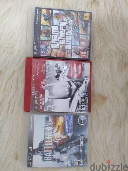 ٣ أسطوانات PS3 استعمال خفيف جدا 0