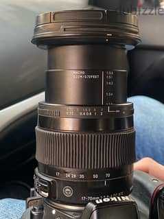 Lens Sigma 17-70mm f2.8-4 DC MARCO بالكرتونة