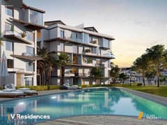 Apartment with Garden Direct on the pool at V-residence ( Villette )For Sale