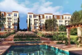 Apartment 156 meters for sale with a 10% down payment in Sarai Compound in Sarai Mostakbal City