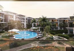 Studio with 7% down payment, view on water feature and tourist promenade in Mostaqbal City, in installments over 7 years