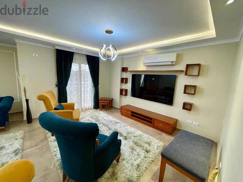 Ultra super luxury apartment for rent furnished in Shehab Street 2