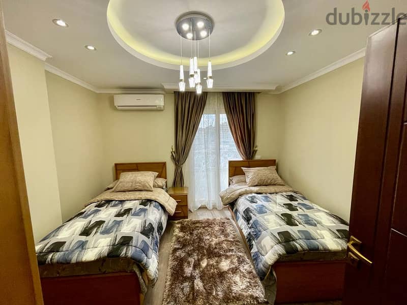 Ultra super luxury apartment for rent furnished in Shehab Street 8