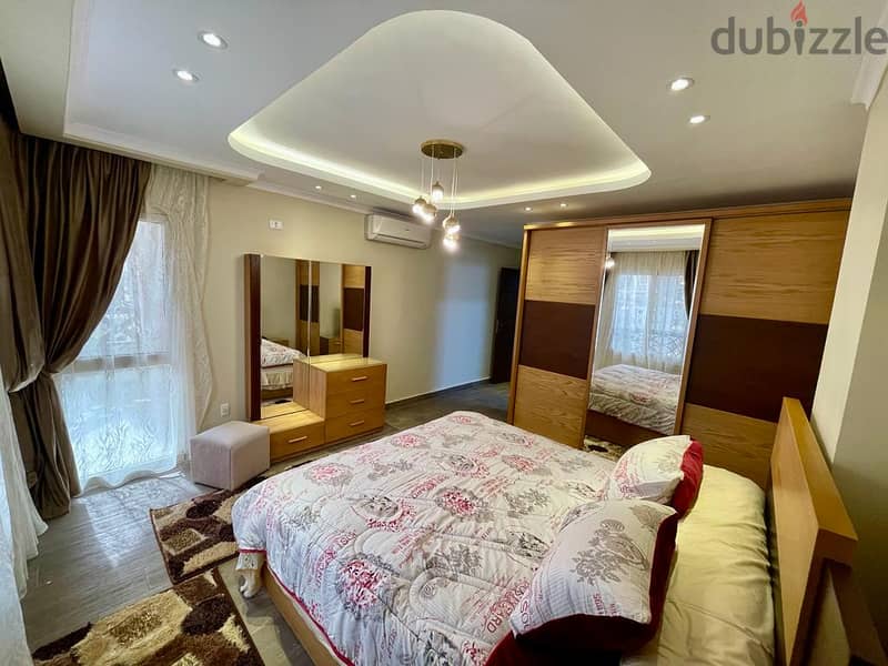 Ultra super luxury apartment for rent furnished in Shehab Street 13