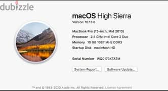 Macbook Pro upgraded (512GB SSD 10GB RAM)