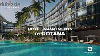 غرفة فندقية للبيع في Rotana Hotel كمبوند فيفث سكوير المراسم التجمع الخامس متشطب بالتكييفات تكملة أقساط حتى 2028 Fifth Square Compound Al Marasem Fifth