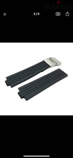 Oris Aquis black rubber strap