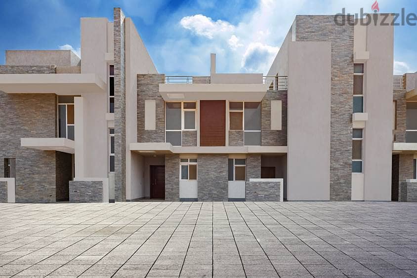 Villa Town house for Sale Ready to Move Fully Finished  open view  Al Maqsed New Capital 8