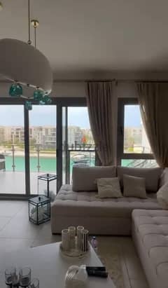 Fully Furnished Chalet for Sale in Marina 2 Marassi North Coast Direct To the Canal Very Prime Location