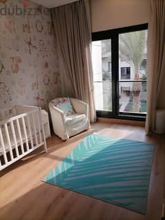 Duplex 222m for sale in Trio Gardens - New Cairo with private entrance with 10% down payment and installments over 8 years