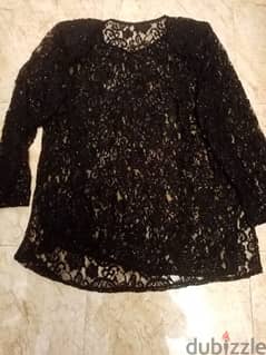 black blouse size large