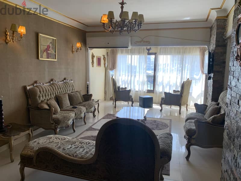 Furnished apartment for rent on the Nile in Manial 1
