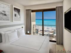 Fully Finished and Furnished Serviced Apartment with Full Sea View in Alamein Hotel Marassi