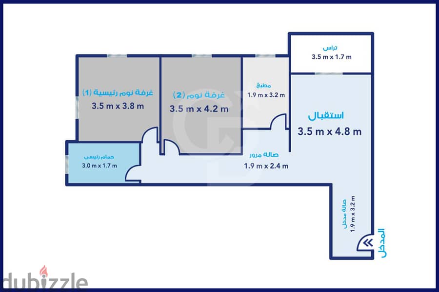 Apartment for sale, 100 m, Montazah 2