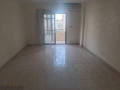 Available apartment for rent in Al-Rehab City, with air conditioners, area of ​​132 m, new fifth phase, company finishes, third floor, elevator