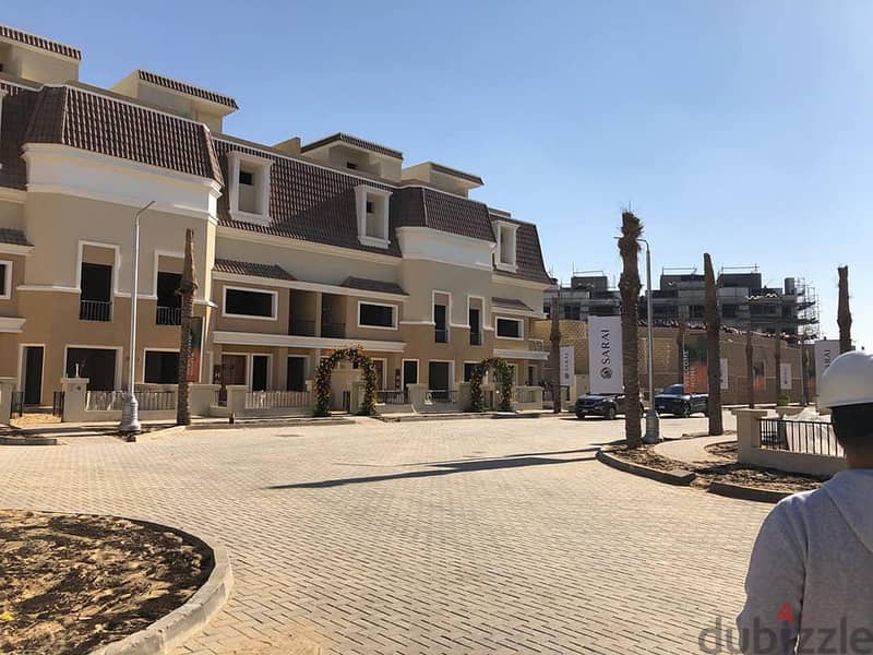 Villa for sale in Sarai Compound, Mostaqbal City, New Cairo, installments for 8 years 8