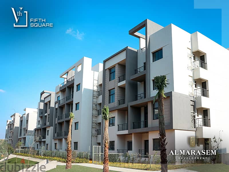 Penthouse 178m For sale in Fifth Square Almarasem Fully finished with kitchen and AC's  المراسم 4