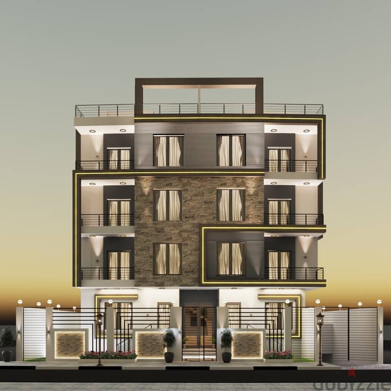 Apartment for sale ground floor with garden 150+ 41 garden in the most prestigious areas of the Fifth Settlement North House next to Madinaty and Reh 1