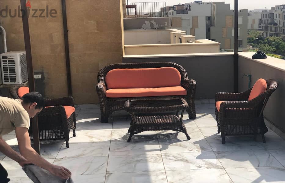 For Rent Studio With Roof In Eastown - New Cairo 7