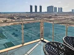 Apartment for sale in the latest release of the New Alamein Towers [ Fully Finished + Immediate Delivery + Exceptional Sea View ] 0
