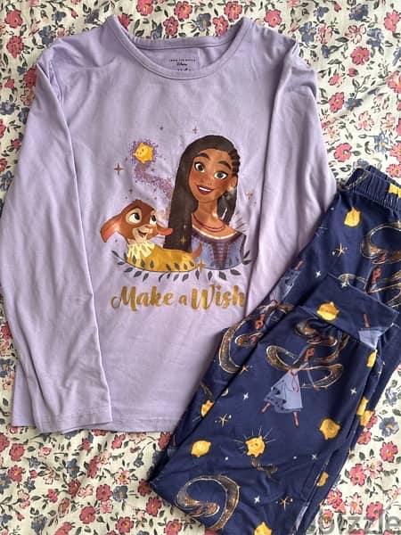 original Disney Wish pyjamas for girls بيجامة دزني 0