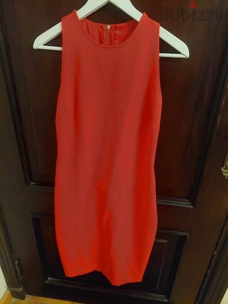 Zara red dress 1