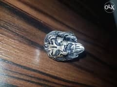خاتم فضة ٩٢٥ أسد. . Lion 925 Silver Ring 0