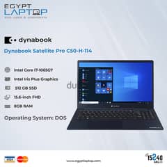Dynabook Satellite Pro C50-H-114 Intel i7-1065G7 512GB SSD 8GB لابتوب 0