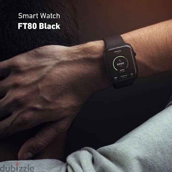 Smart watch FT80 black (شحن مجاني جميع المحافظات) 1