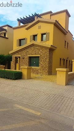 Semi-furnished standalone villa 355 m. for rent ultra super lux in prime location Mivida New Cairo