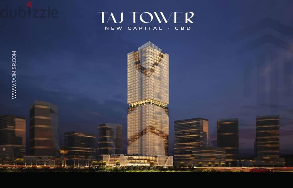 Shop in Taj Tower New Capital View the Iconic Tower with only a 5% DP 6