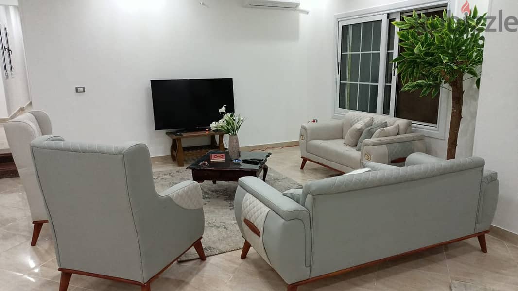 Fully-finished apartment 250 m. for rent in prime location Al Narges 15