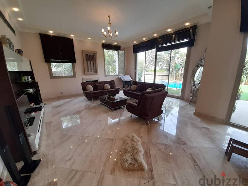 Ultra super lux villa 750M  with AC'S & Appliances  very prime location and view  pool & garden - Lake View Residence, Fifth Settlement 0