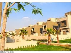 Townhouse Middle 226m with roof 56m for sale with the lowest down payment 4 bedrooms prime Location in Palm Hills New Cairo Compound