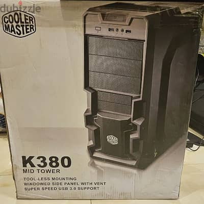 كيسة كومبيوتر مع دي ڤي دي Case PC Cooler Master K380 MidTower with DVD