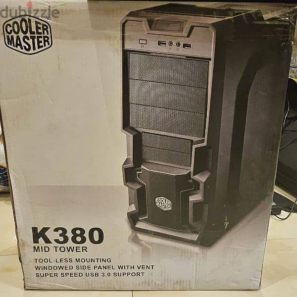 كيسة كومبيوتر مع دي ڤي دي Case PC Cooler Master K380 MidTower with DVD 0