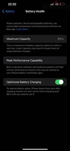 iphone 13 pro max 128 G 85% battery