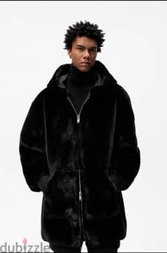 zara faux fur coat - limited edition
