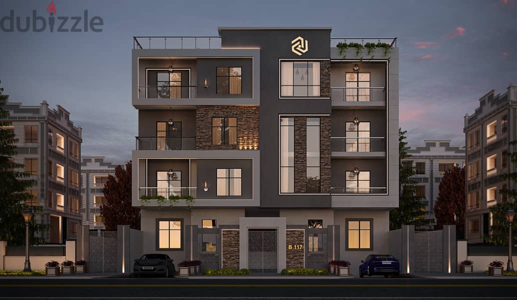 شقة للبيع في التجمع الخامس بيت الوطن الحي الأول مساحة الشقة 232م  دور أول بالتقسيط علي 60 شهر استلام 2025 8