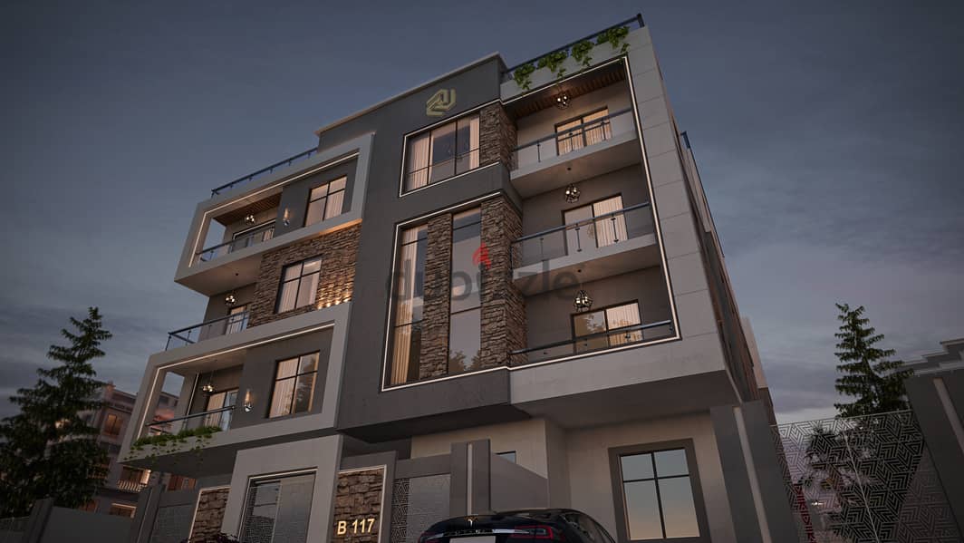 شقة للبيع في التجمع الخامس بيت الوطن الحي الأول مساحة الشقة 232م  دور أول بالتقسيط علي 60 شهر استلام 2025 9