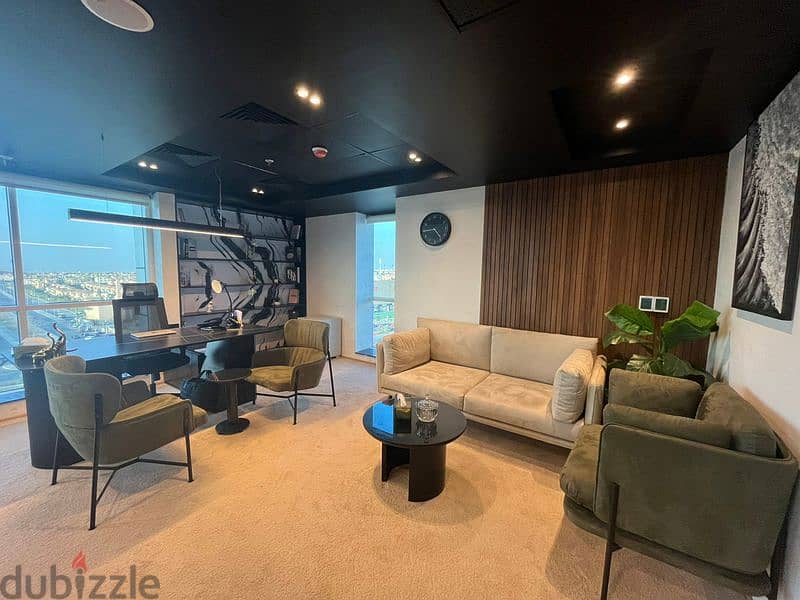 Fully furnished Office for sale 230 Meter - North 90th / مقر إداري للبيع مفروش بالكامل التسعين الشمالي 3