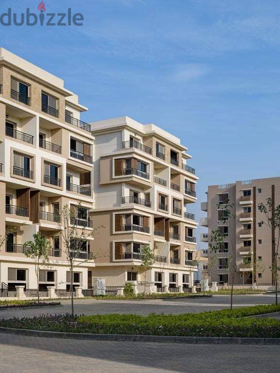 Double view apartment 165 sqm in Sarai Compound for sale at a snapshot price and a cash discount of up to 37% near Mostakbal City 24