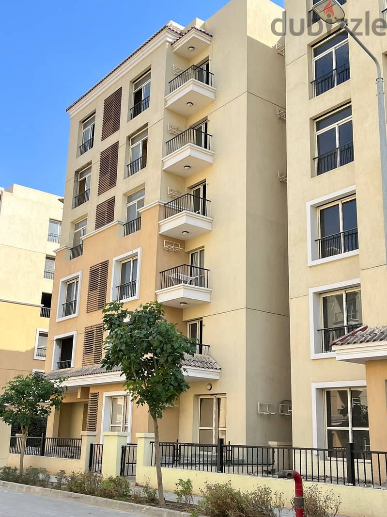 In Sheya phase, Sarai Compound, 103 sqm apartment, ground floor with 58 sqm garden, on pool view and landscape, for sale at a very special price 20
