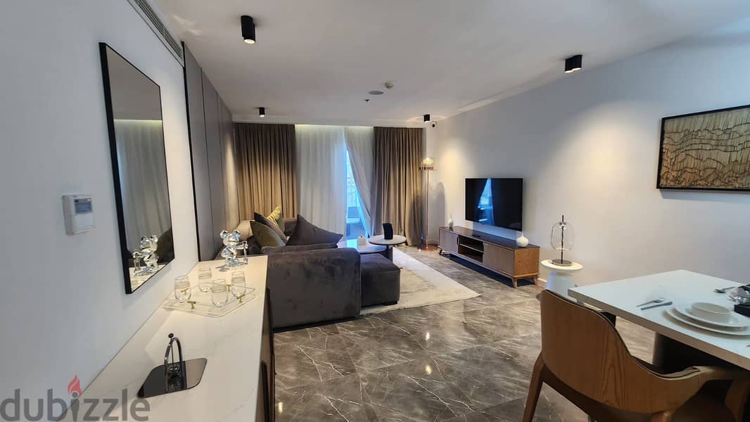 One Bedroom Service Apartment in Marriot Residence مريوت ريزيدنس مصر الجديدة  with a very attractive price 7,000,000 cash 15