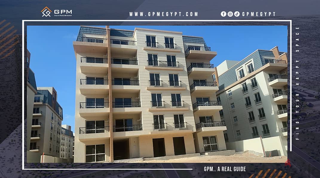 Apartment 172m for sale in Neopolis Wadi Degla Mostakbal City ready to move شقة للبيع في نيوبوليس وادي دجلة مستقبل سيتي 1